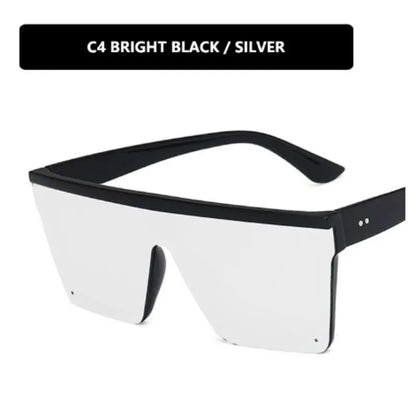 Flat Top Shield One-Piece 143mm – Silver Mirror
