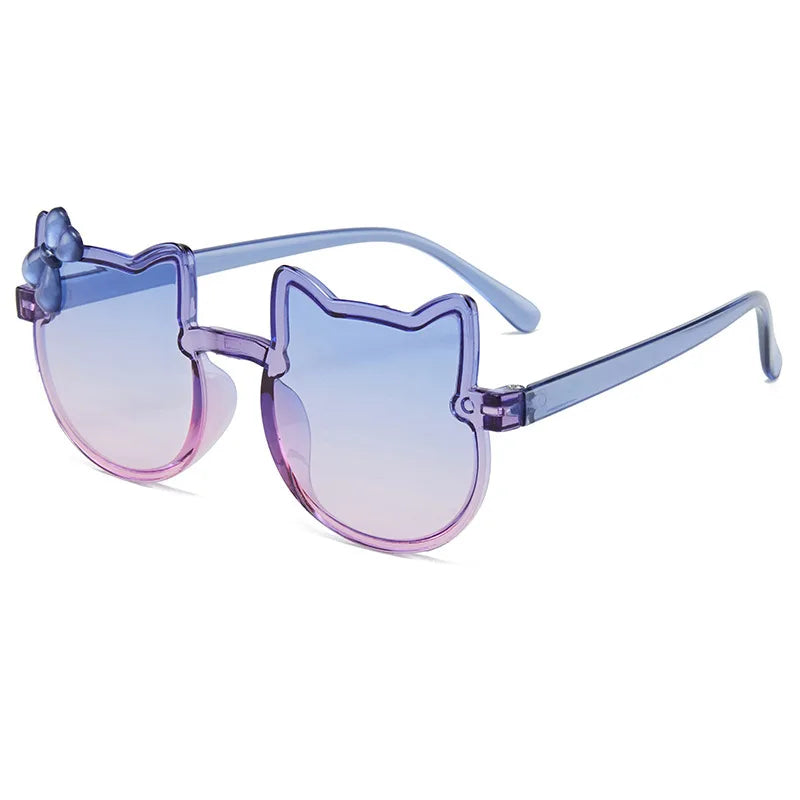 Bowknot TinyEyes 100mm – Blue / Pink Gradient
