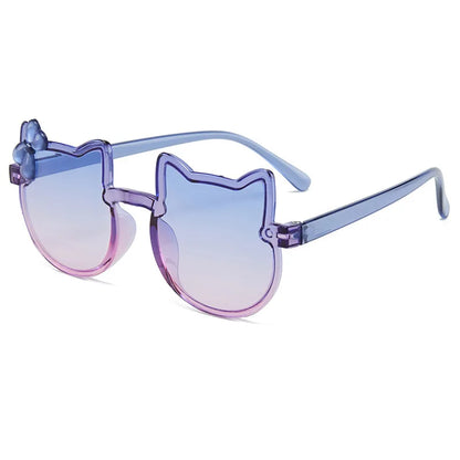 Bowknot TinyEyes 100mm – Blue / Pink Gradient