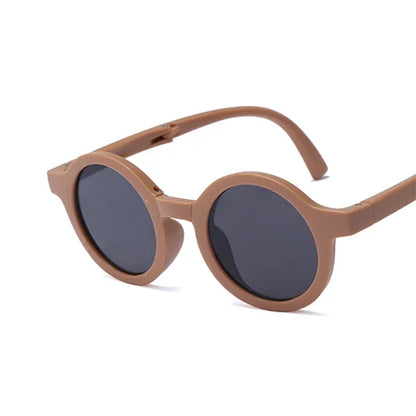 Foldable Junior Shades 129mm – Coffee