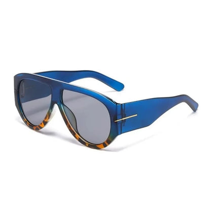 Nova Oversized Cat-Eye – Blue Tortoise / Grey Lens