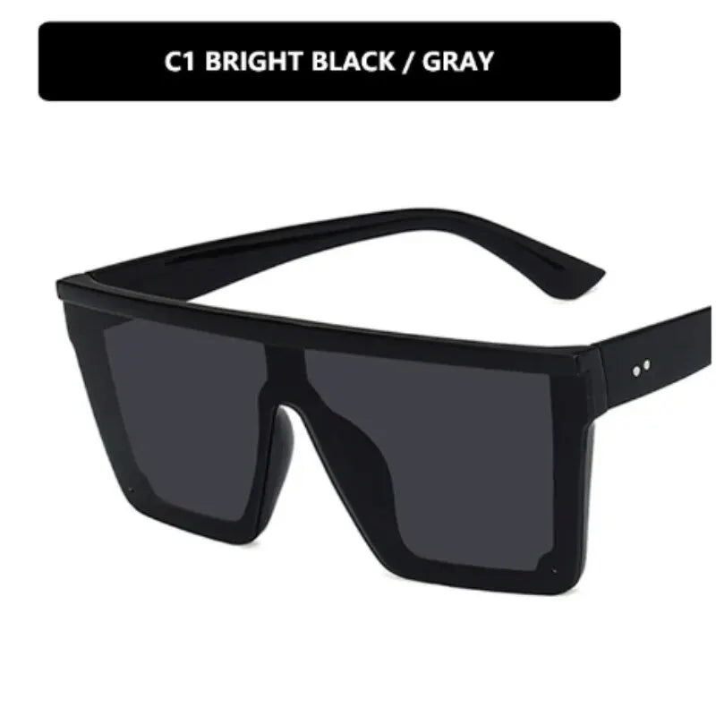 Flat Top Shield One-Piece 143mm – Black / Grey