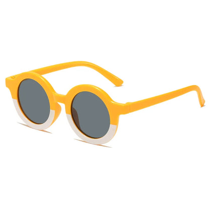 Mini Shades Round 133mm – Yellow & White