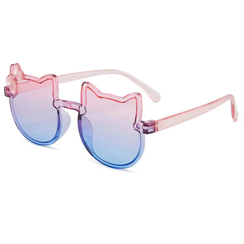 Bowknot TinyEyes 100mm – Pink / Blue Gradient