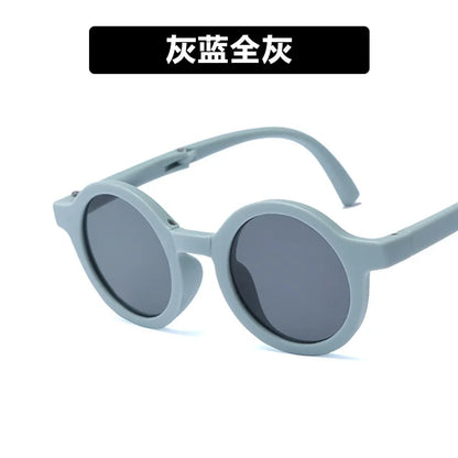 Foldable Junior Shades 129mm – Blue Grey