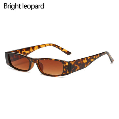 Retro Glam Rectangle 142mm – Gloss Leopard