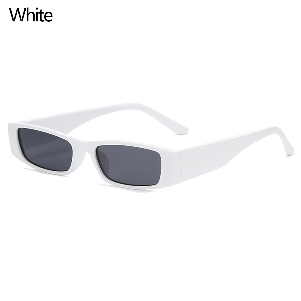 Retro Glam Rectangle 142mm – White