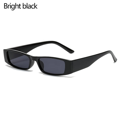 Retro Glam Rectangle 142mm – Gloss Black