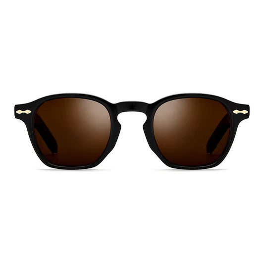 Soho Round Acetate – Black / Brown