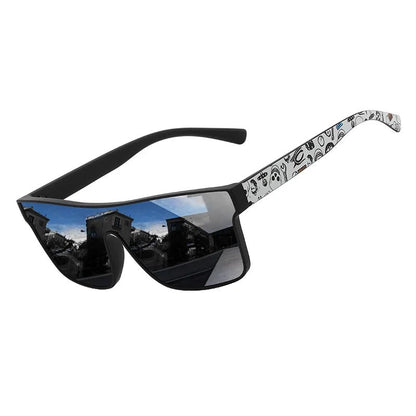 Square One-Piece Sport 142mm – Smoke, Pattern Temples