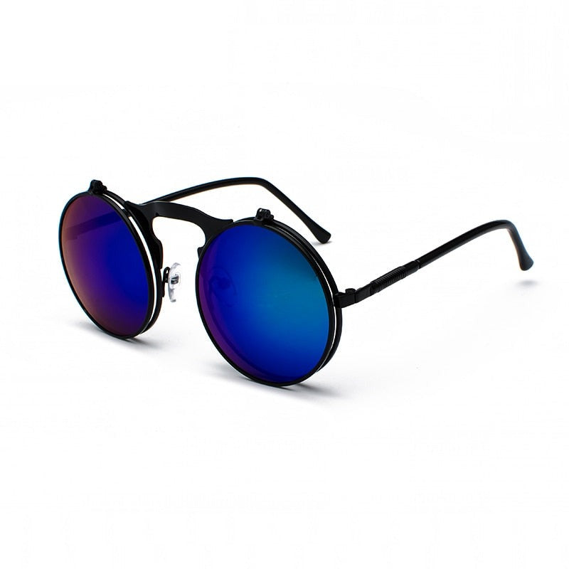 Steampunk Flip Retro HD 125mm – Black / Blue-Green