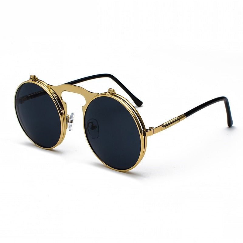 Steampunk Flip Retro HD 125mm – Gold-Black / Grey