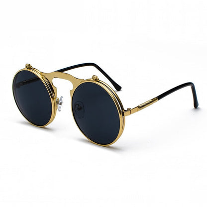 Steampunk Flip Retro HD 125mm – Gold-Black / Grey