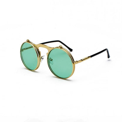 Steampunk Flip Retro HD 125mm – Gold / Green