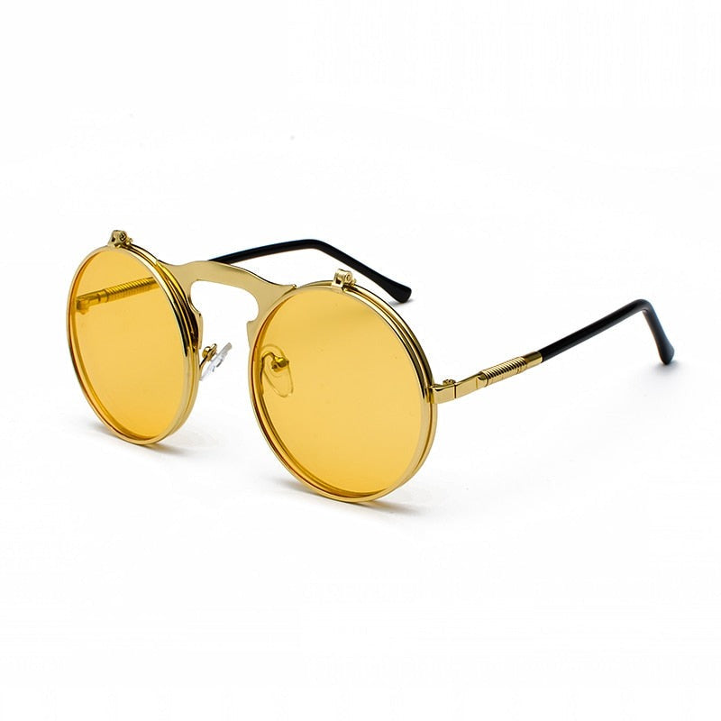 Steampunk Flip Retro HD 125mm – Gold / Yellow