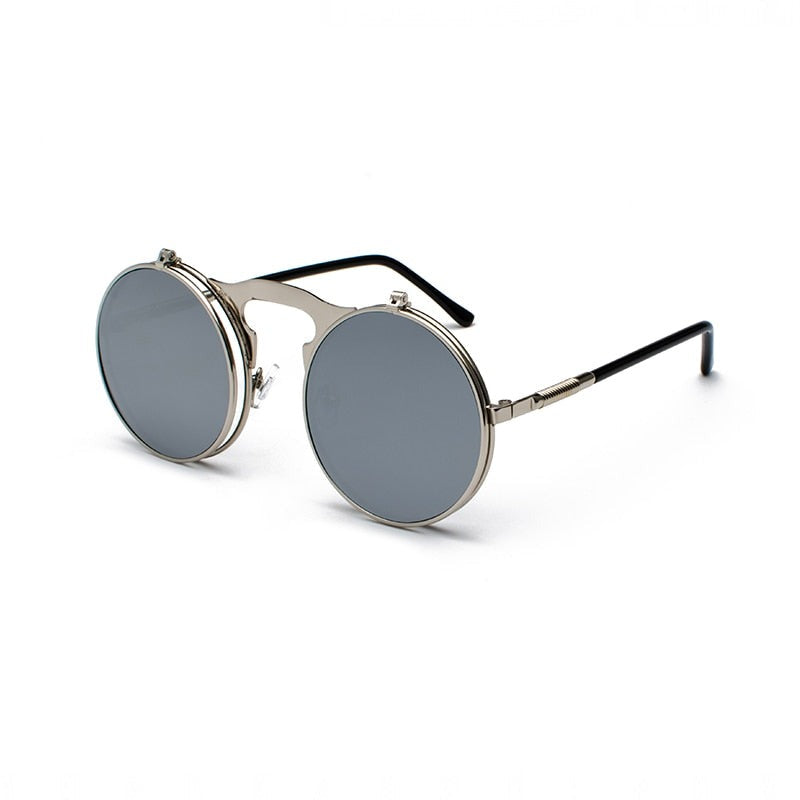 Steampunk Flip Retro HD 125mm – Silver / Silver Mirror
