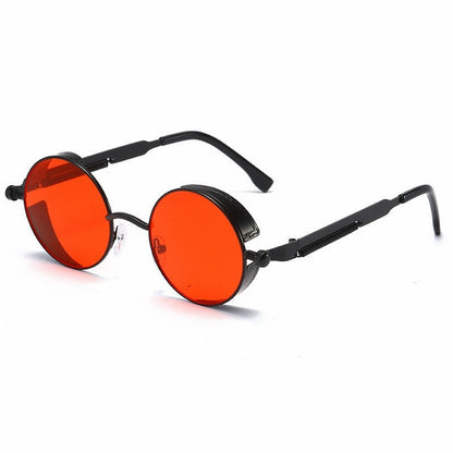 Steampunk Retro-Futuristic Polarized 137mm – Black / Red