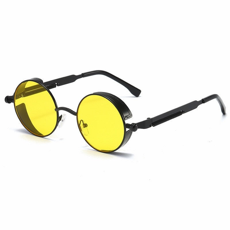 Steampunk Retro-Futuristic Polarized 137mm – Black / Yellow