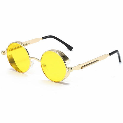 Steampunk Retro-Futuristic Polarized 137mm – Gold / Yellow