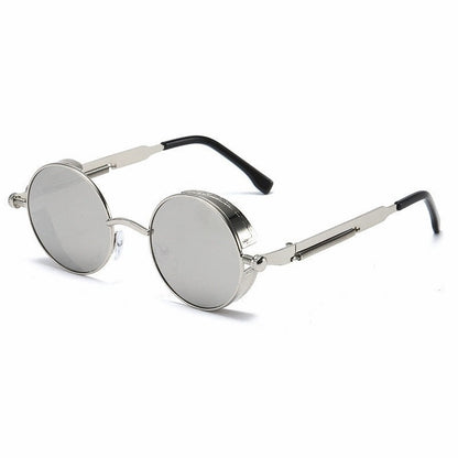 Steampunk Retro-Futuristic Polarized 137mm – Silver
